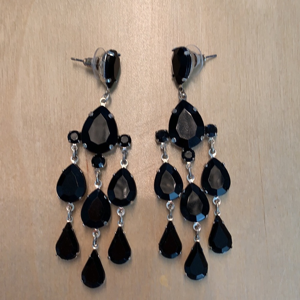 Pair of Sparkly Chandelier Earrings - Picture 5 of 7